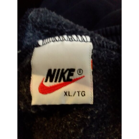 Vintage 90s Nike Men's Track Sweatpants Joggers Size XL Navy Made in Canada - Picture 5 of 9